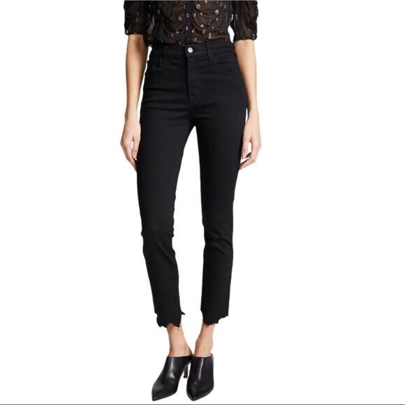 J Brand Ruby High-Rise Crop Valiant Cigarette Jean Women's Size 26 - Picture 12 of 12